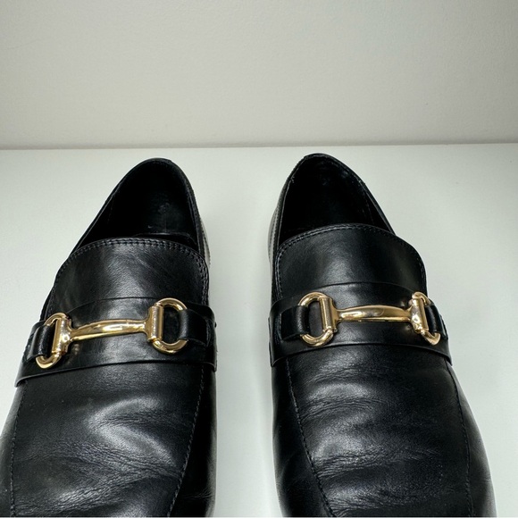Steve Madden Black Leather Loafers - Picture 6 of 14
